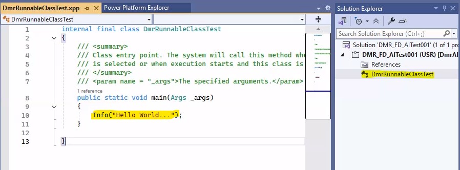 Visual Studio içinde örnek runnable class kodu